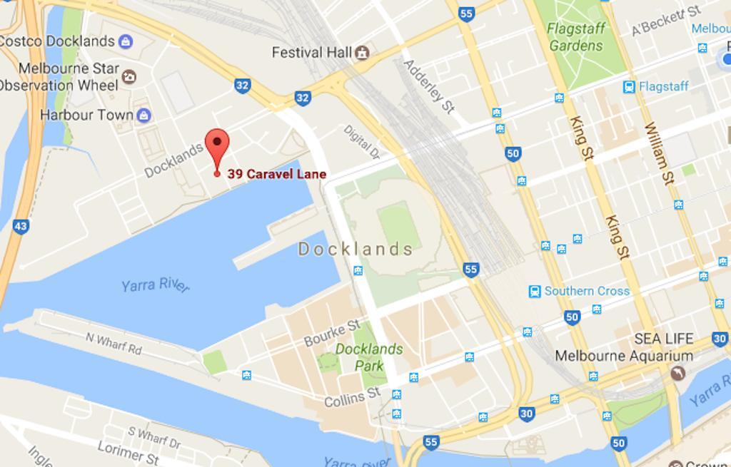 شقة Urbanminder @ Docklands ملبورن الغرفة الصورة